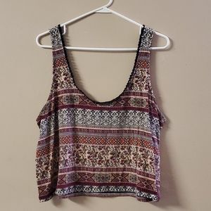 Patterned crop top